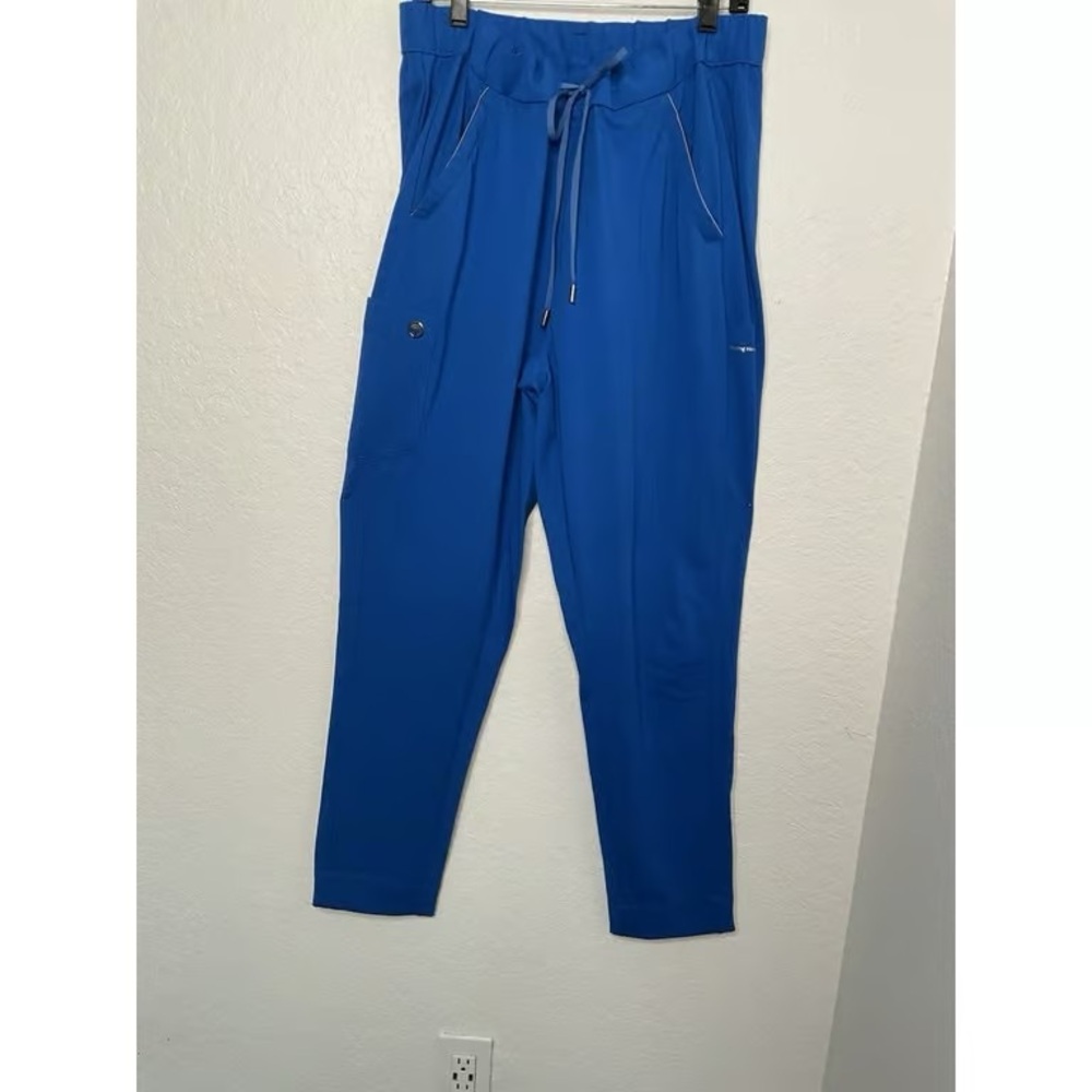 Womenβs Drawstring Tapered Pants - Royal Blue